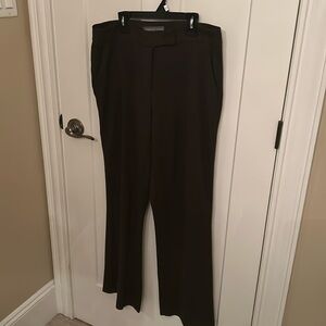 Josephine Chaus zip-front Brown Pants, size 8